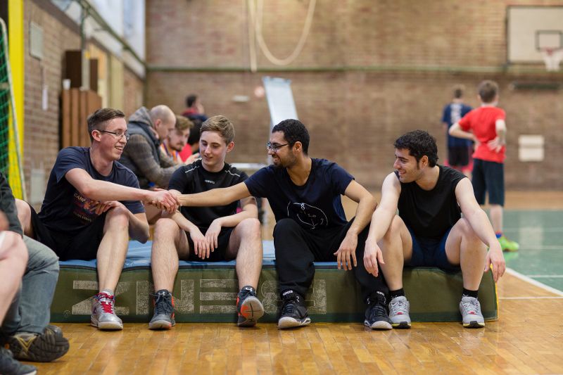 Colourful Balling in Magdeburg: Offenes Basketballturnier und Möglichkeit der sportlichen Begegnung am 1. Dezember 2018 // Foto: Bösener Colourful Balling in Magdeburg: Offenes Basketballturnier und Möglichkeit der sportlichen Begegnung am 1. Dezember 2018 // Foto: Bösener